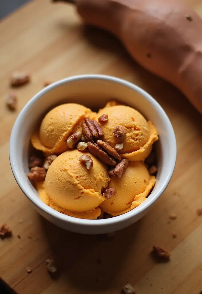 27 Four Ingredient Ice Cream Recipes Quick and Easy 25 27 Four Ingredient Ice Cream Recipes Quick and Easy - 25. Sweet Potato Ice Cream