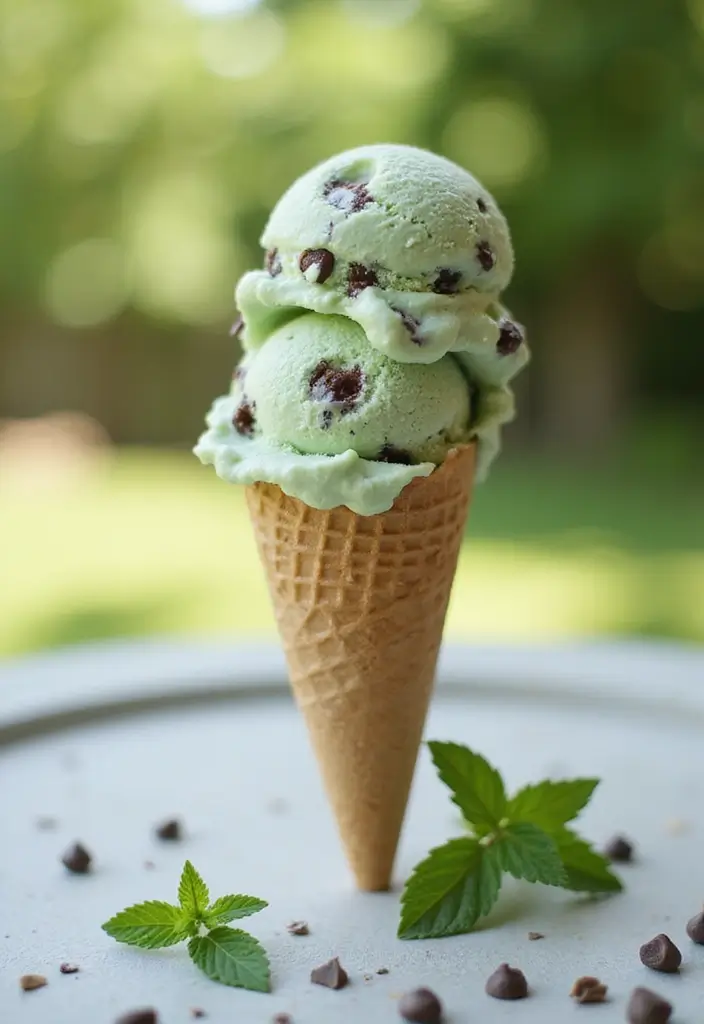 27 Gourmet Dairy-Free Breville Ice Cream Maker Recipes That Taste Like Heaven - 11. Chocolate Mint Chip