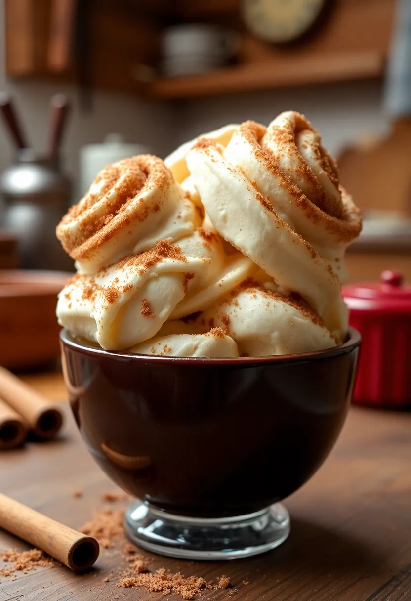27 Gourmet Dairy-Free Breville Ice Cream Maker Recipes That Taste Like Heaven - 15. Cinnamon Roll Ice Cream