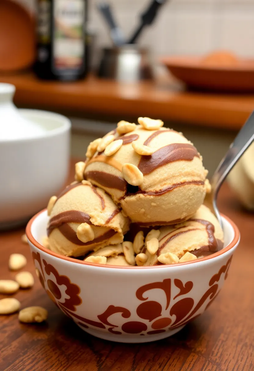 27 Gourmet Dairy-Free Breville Ice Cream Maker Recipes That Taste Like Heaven - 18. Chocolate Peanut Butter Swirl
