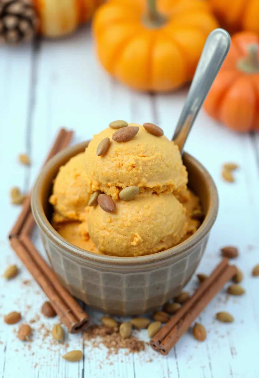27 Gourmet Dairy-Free Breville Ice Cream Maker Recipes That Taste Like Heaven - 22. Spiced Pumpkin Ice Cream