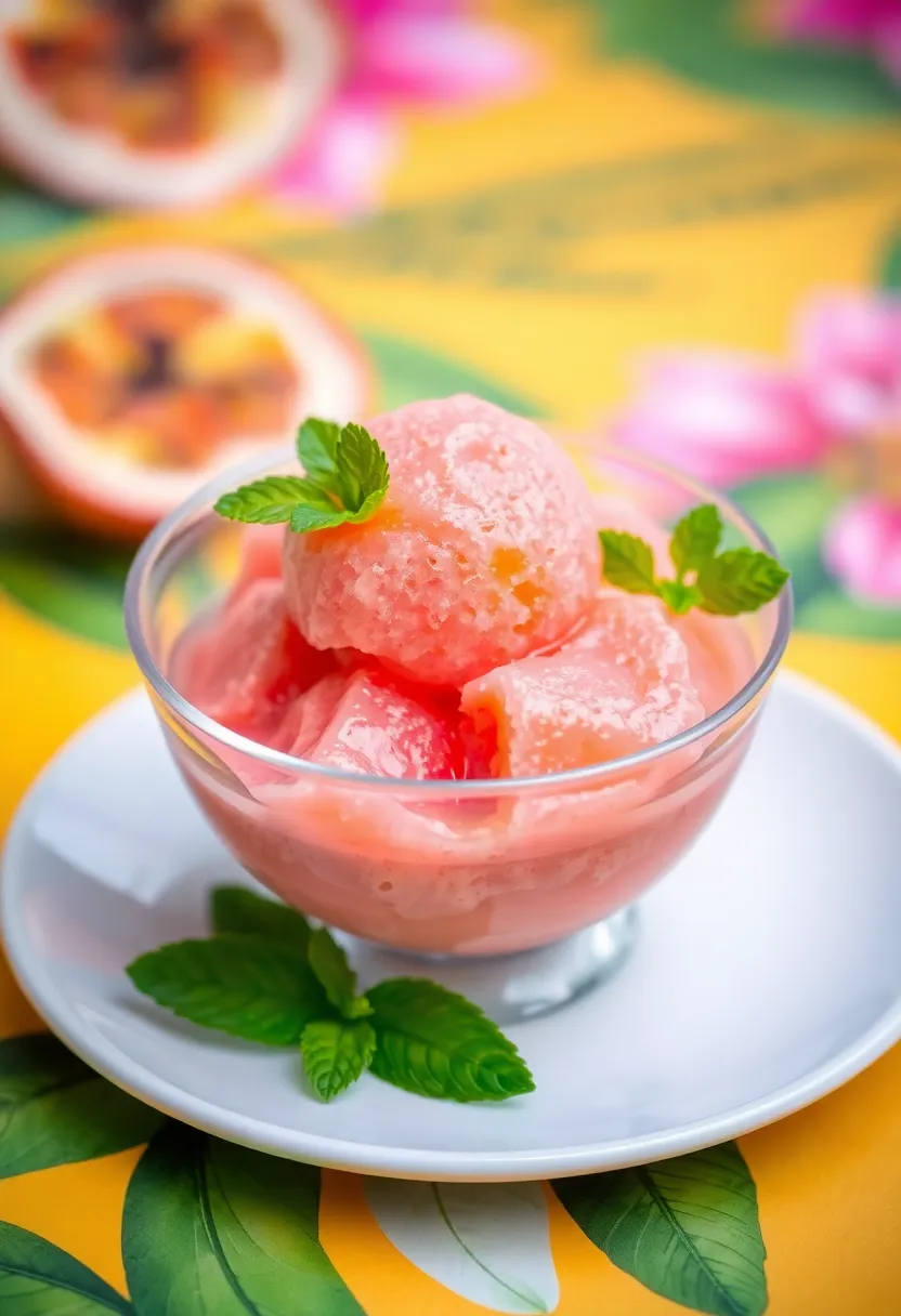 27 Gourmet Dairy-Free Breville Ice Cream Maker Recipes That Taste Like Heaven - 25. Passion Fruit Sorbet