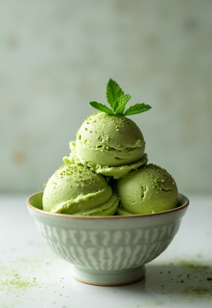 27 Gourmet Dairy-Free Breville Ice Cream Maker Recipes That Taste Like Heaven - 5. Matcha Green Tea Ice Cream