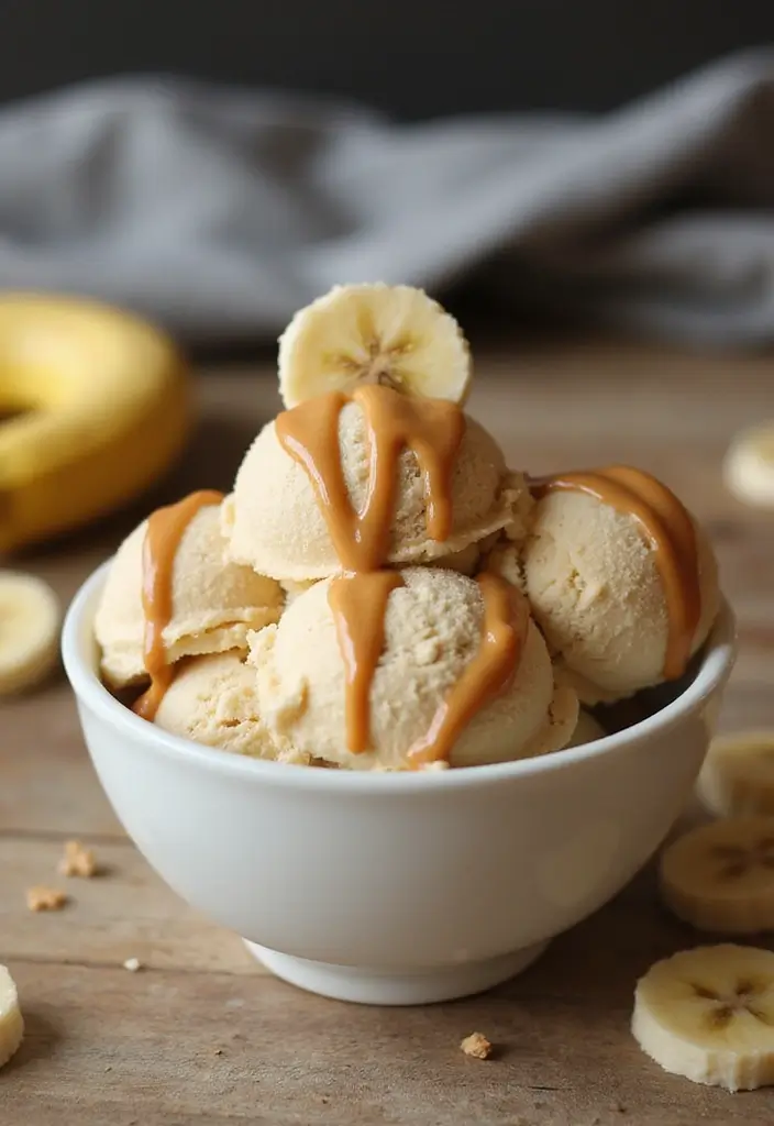 27 Gourmet Dairy-Free Breville Ice Cream Maker Recipes That Taste Like Heaven - 8. Peanut Butter Banana Bliss