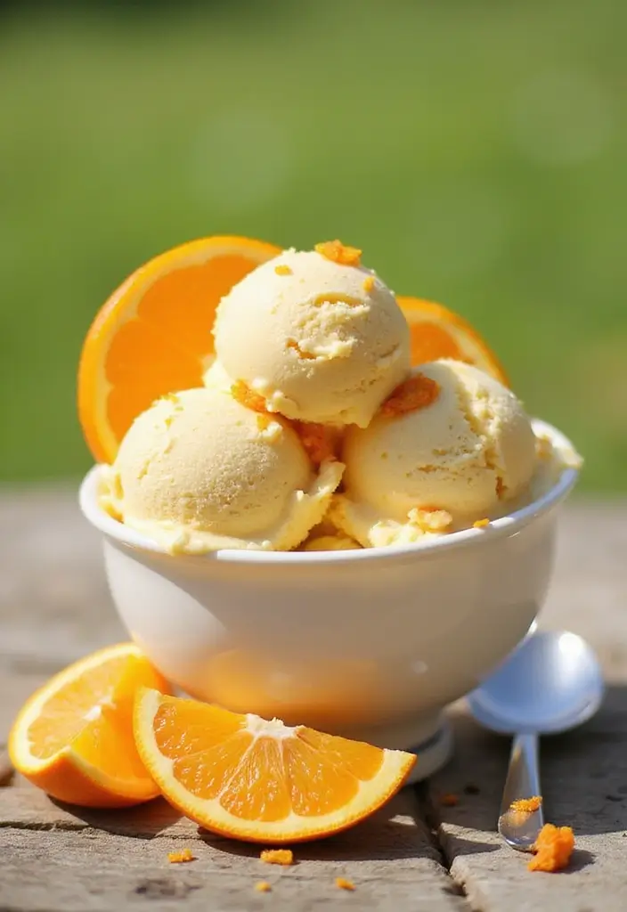 27 Keto Ice Cream Recipes Guilt Free and Creamy - 15. Orange Creamsicle Keto Ice Cream