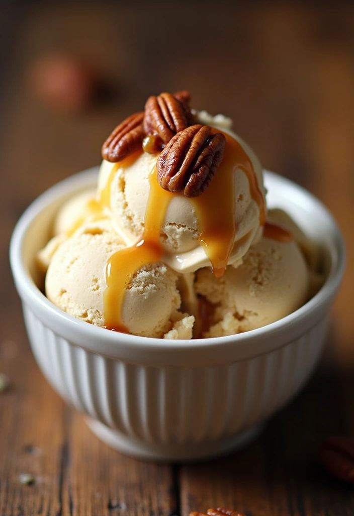27 Keto Ice Cream Recipes Guilt Free and Creamy - 21. Pecan Pie Keto Ice Cream