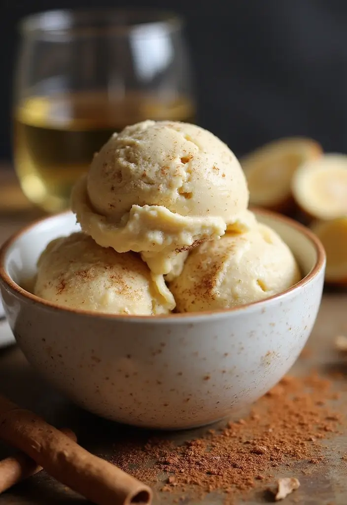 27 Keto Ice Cream Recipes Guilt Free and Creamy - 22. Ginger Spice Keto Ice Cream