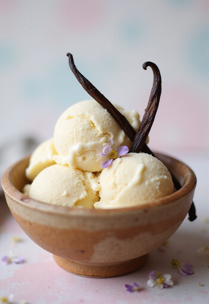 27 Keto Ice Cream Recipes Guilt Free and Creamy - 3. Vanilla Bean Keto Ice Cream