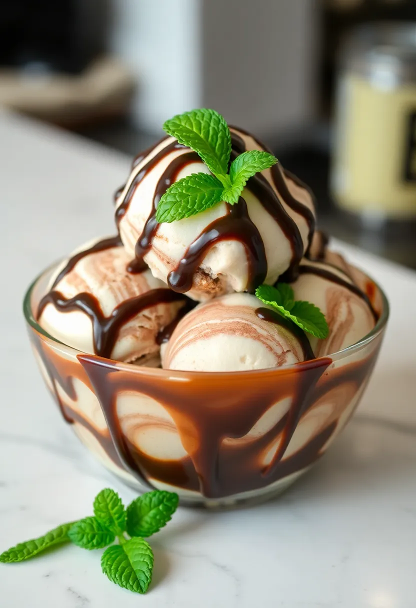 27 Keto Ice Cream Recipes Guilt Free and Creamy - 8. Chocolate Mint Swirl Keto Ice Cream