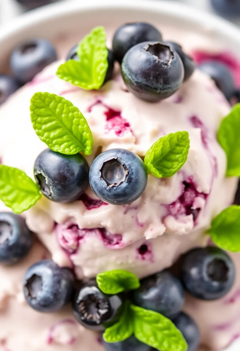 27 Ninja Creami Ice Cream Recipes with Heavy Cream You’ll Love - 11. Blueberry Cheesecake Chill