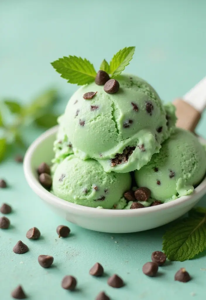 27 Ninja Creami Ice Cream Recipes with Heavy Cream You’ll Love - 12. Chocolate Mint Extravaganza