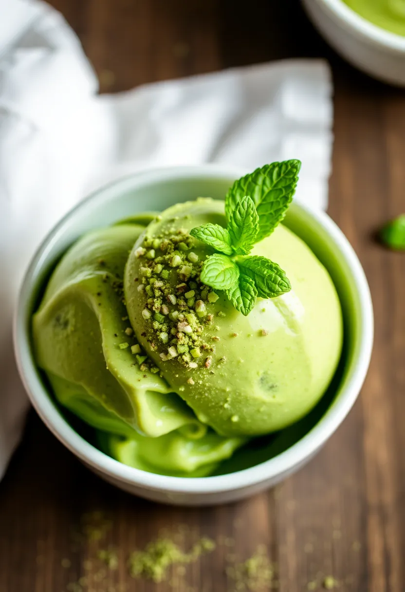 27 Ninja Creami Ice Cream Recipes with Heavy Cream You’ll Love - 15. Matcha Green Tea Delight