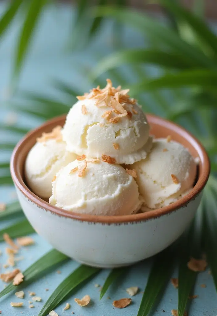 27 Ninja Creami Ice Cream Recipes with Heavy Cream You’ll Love - 6. Coconut Paradise