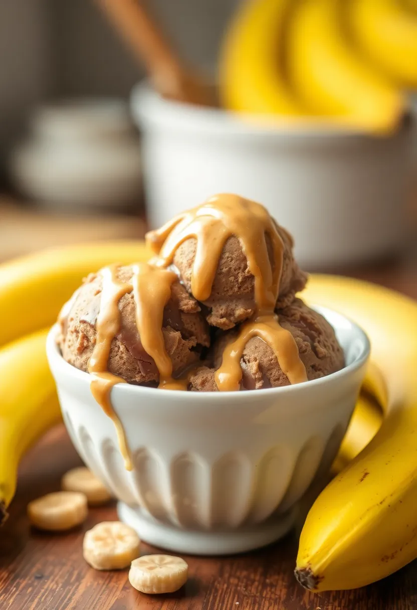 27 Whole30 Ice Cream Recipes Clean and Delicious - 10. Chocolate Peanut Butter Banana Ice Cream