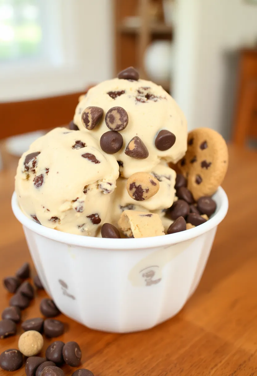 27 Whole30 Ice Cream Recipes Clean and Delicious - 23. Chocolate Chip Cookie Dough Ice Cream