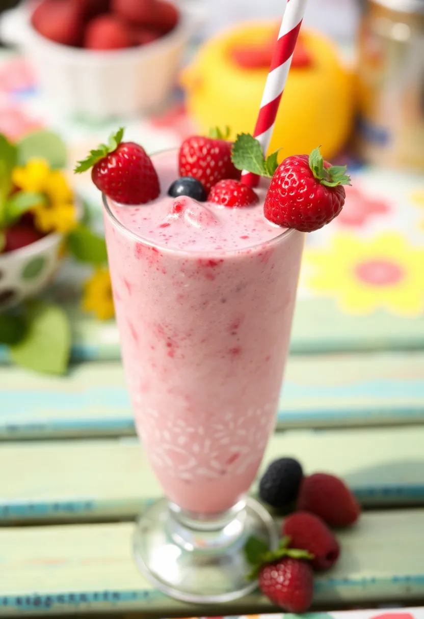 28 Ice Cream Cocktail Recipes Perfect for Evenings 14 28 Ice Cream Cocktail Recipes Perfect for Evenings - 14. Berry Bliss Shake