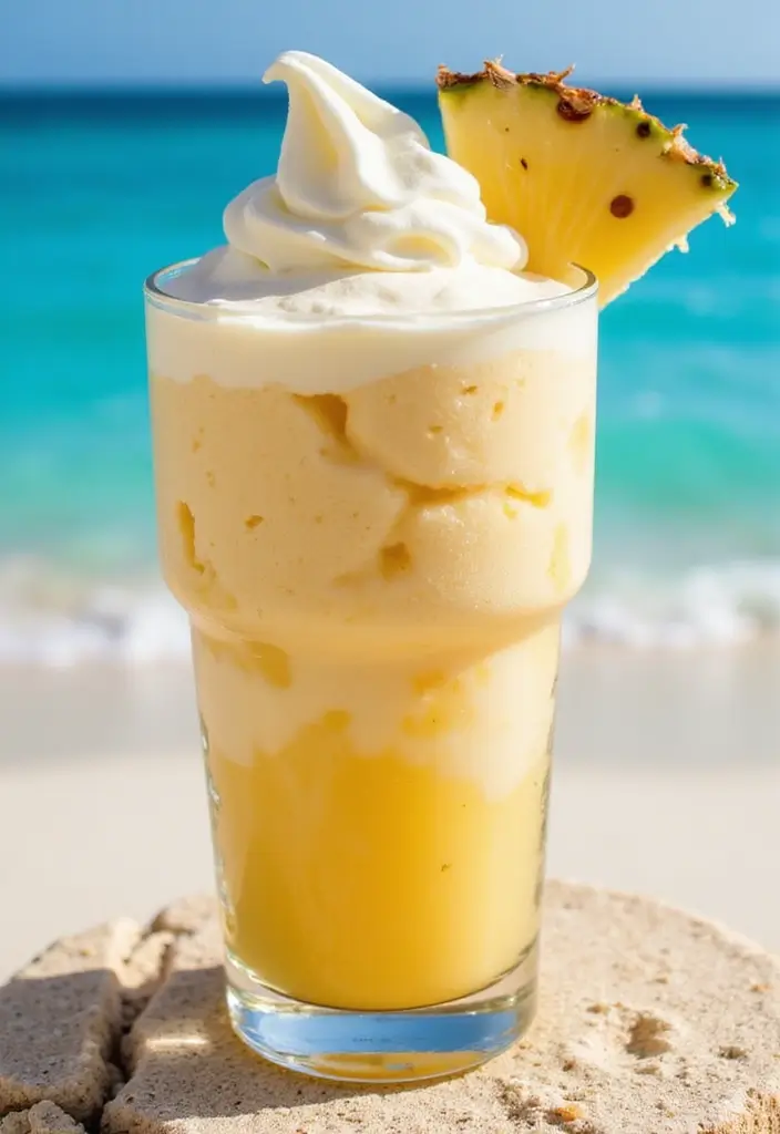 28 Ice Cream Cocktail Recipes Perfect for Evenings 3 28 Ice Cream Cocktail Recipes Perfect for Evenings - 3. Pina Colada Ice Cream Float