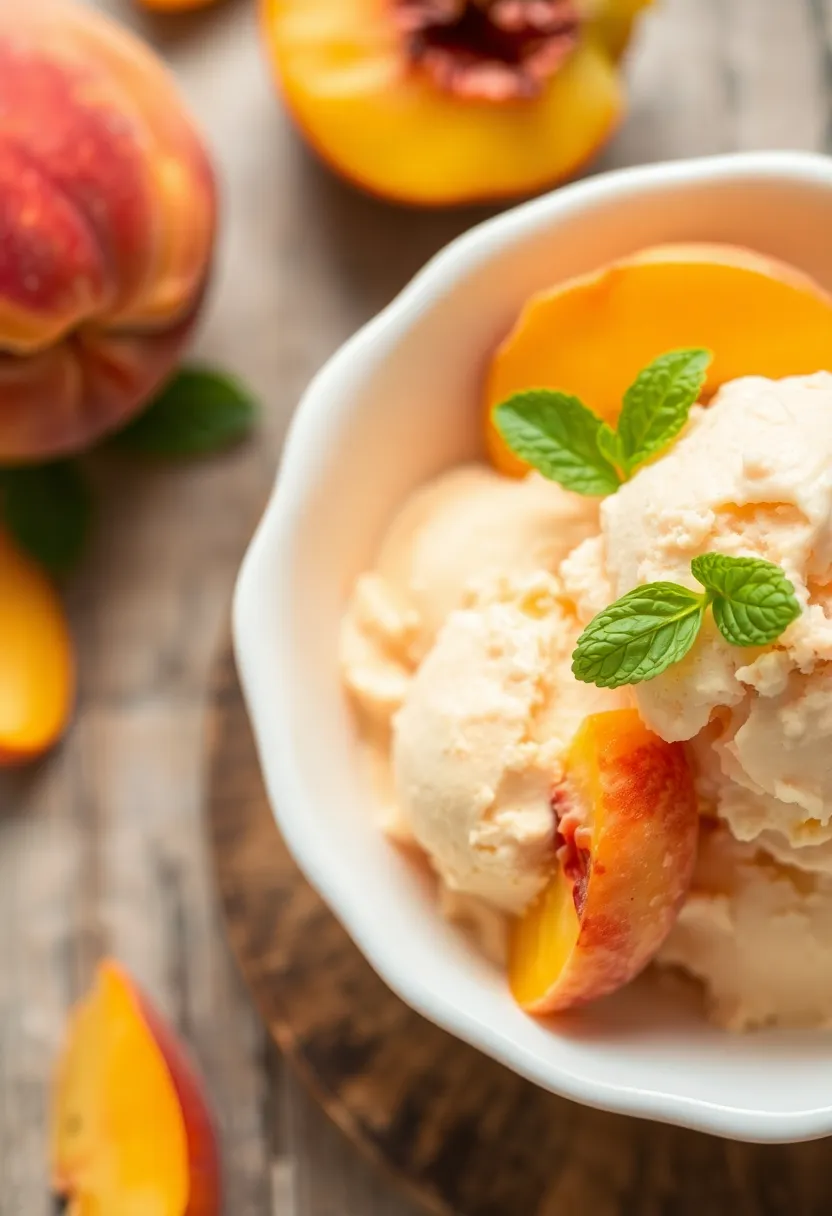 28 Ninja Creami Ice Cream Recipes Jello Inspired - 10. Peach Jello Creami Bliss
