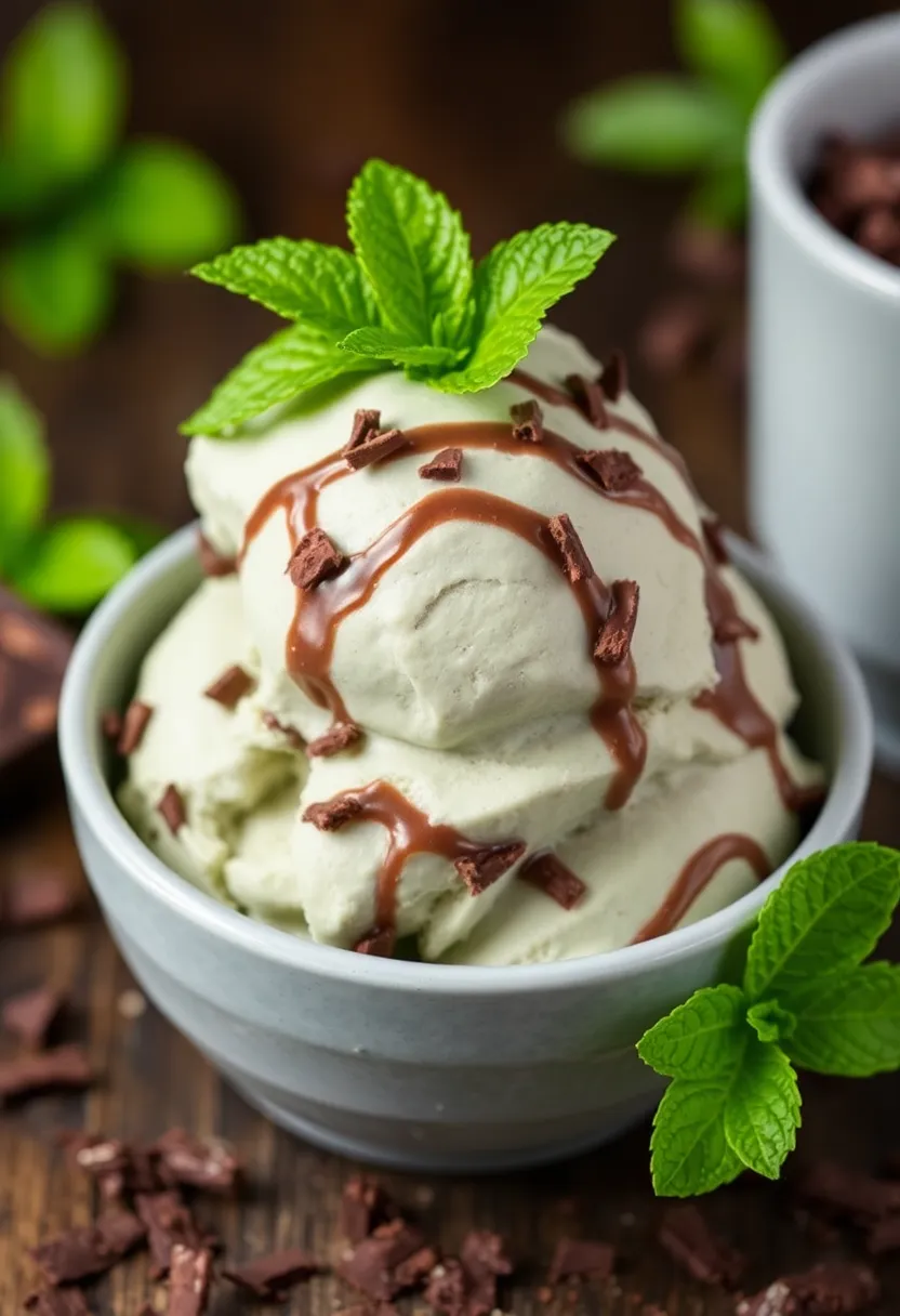 28 Ninja Creami Ice Cream Recipes Jello Inspired - 14. Chocolate Mint Jello Creami