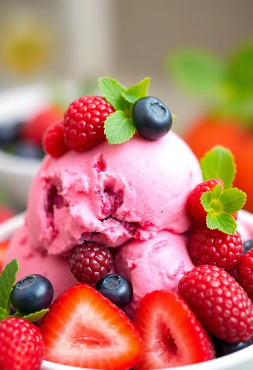 28 Ninja Creami Ice Cream Recipes Jello Inspired - 19. Berry Medley Jello Creami