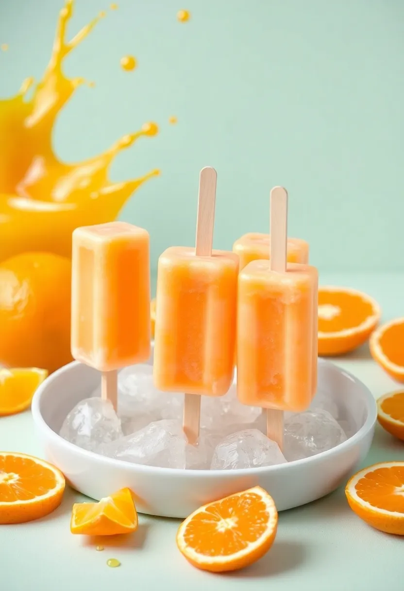 28 Ninja Creami Ice Cream Recipes Jello Inspired - 3. Orange Jello Creami Pops