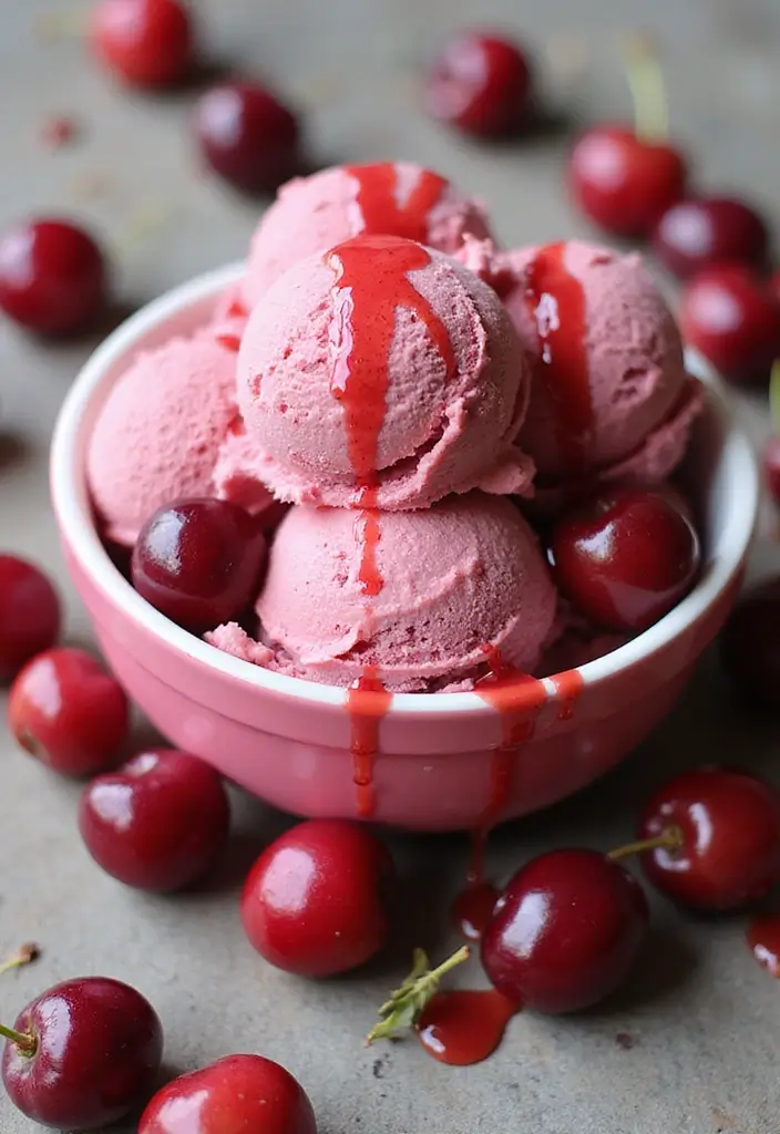 28 Ninja Creami Ice Cream Recipes Jello Inspired - 4. Cherry Jello Creami Dream