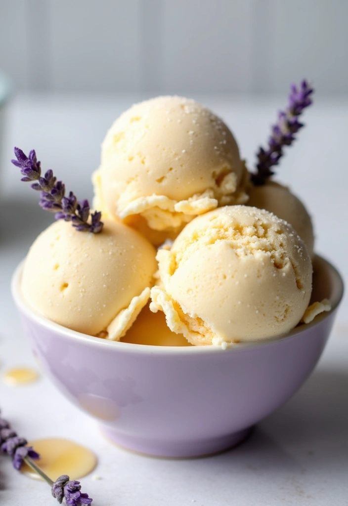 28 Unique Ice Cream Recipes That Will Surprise You 1 28 Unique Ice Cream Recipes That Will Surprise You - 1. Lavender Honey Ice Cream