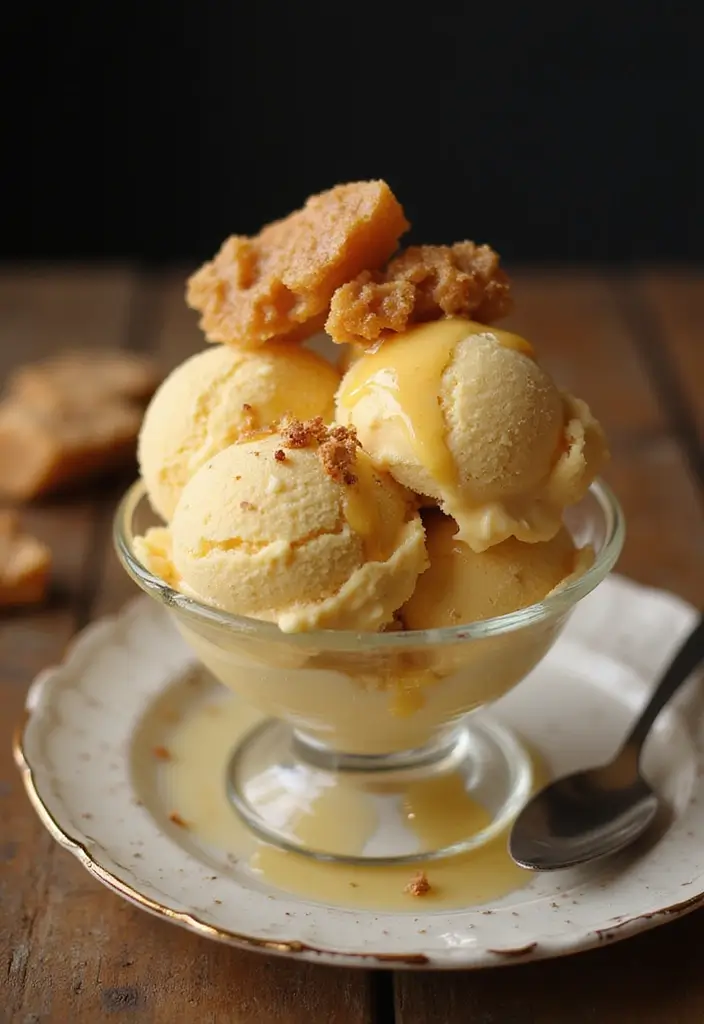 28 Unique Ice Cream Recipes That Will Surprise You 19 28 Unique Ice Cream Recipes That Will Surprise You - 19. Cardamom & Honeycomb Ice Cream
