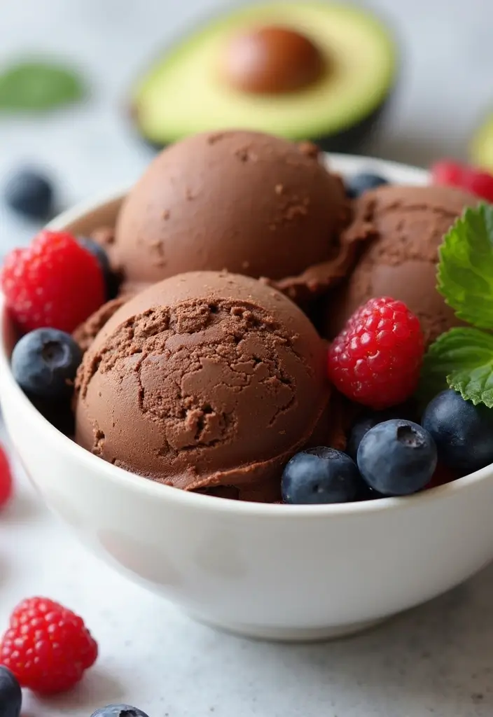 28 Unique Ice Cream Recipes That Will Surprise You 22 28 Unique Ice Cream Recipes That Will Surprise You - 22. Chocolate Avocado Ice Cream