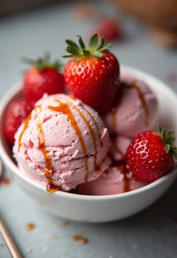 28 Unique Ice Cream Recipes That Will Surprise You 23 28 Unique Ice Cream Recipes That Will Surprise You - 23. Strawberry Balsamic Ice Cream
