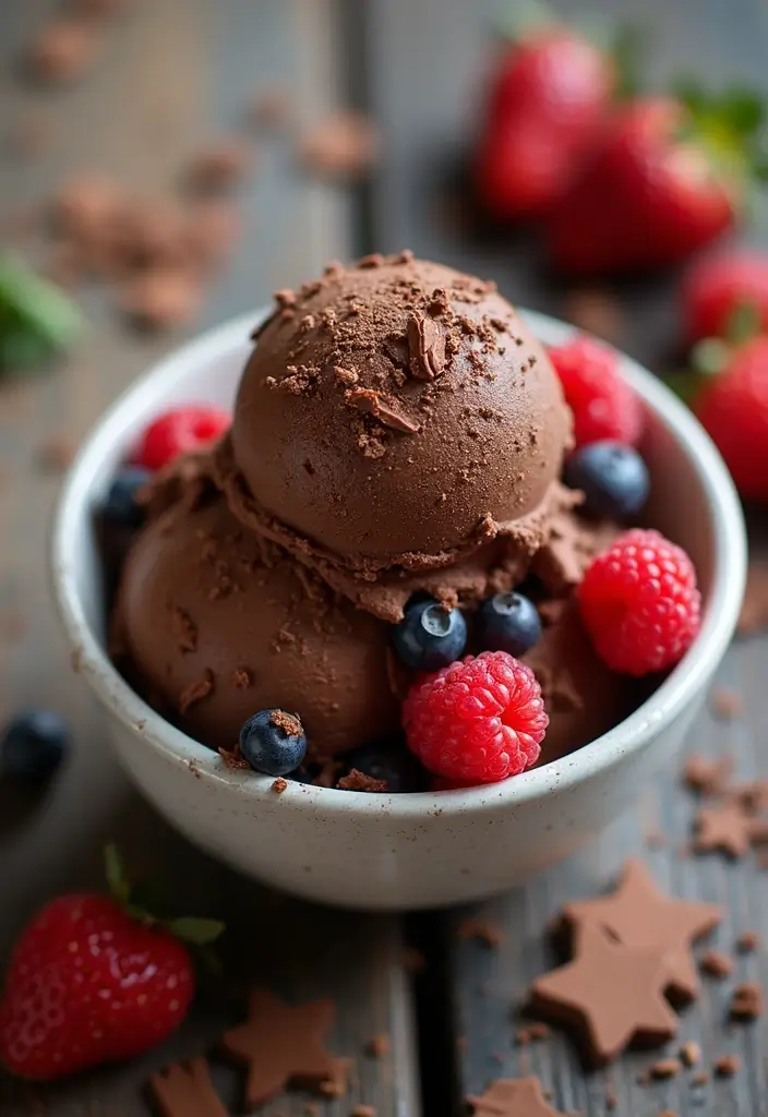 29 Delicious Vegan Countertop Ice Cream Maker Recipes for Summer - 2. Decadent Vegan Chocolate Ice Cream