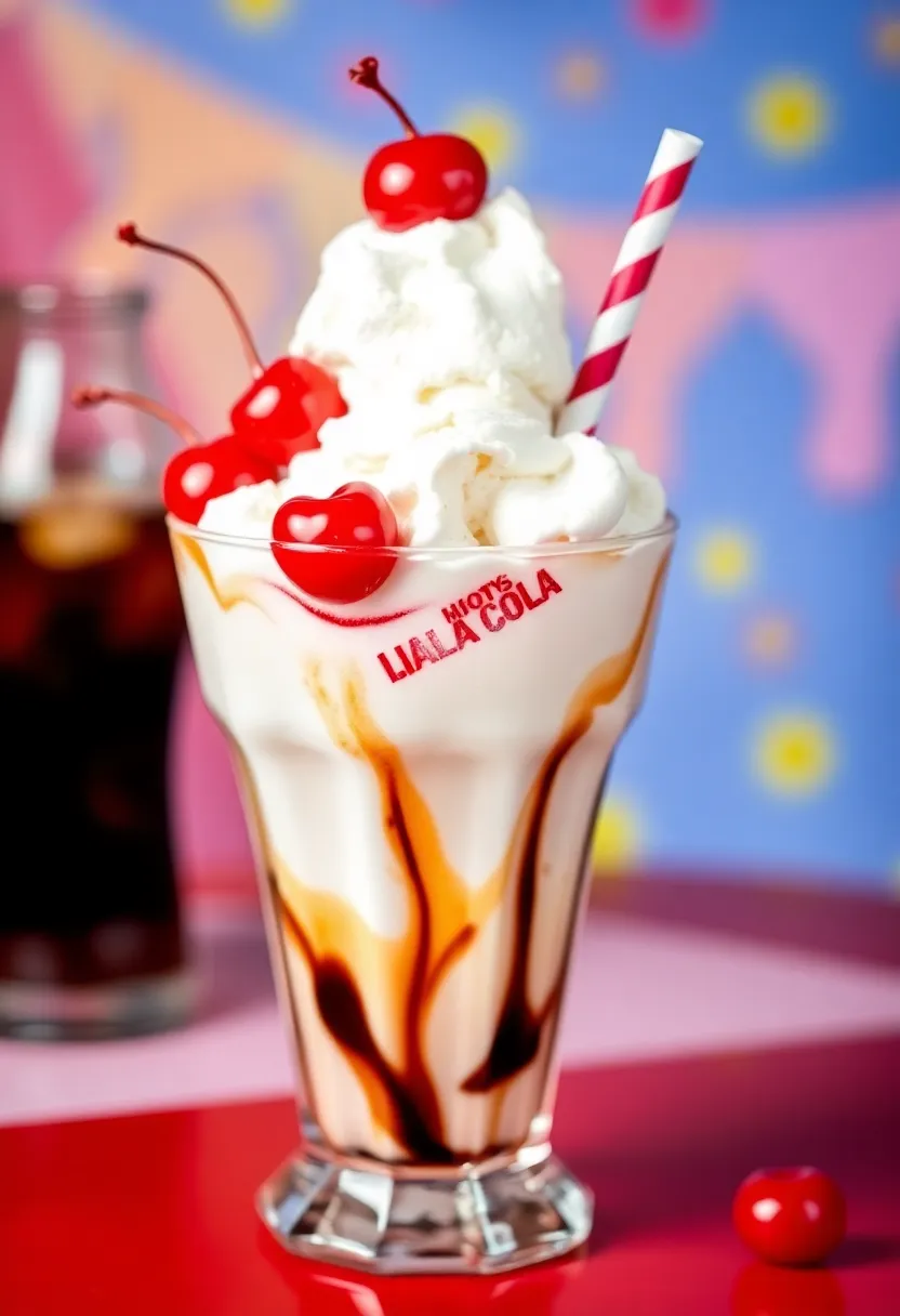 29 Delicious Vegan Countertop Ice Cream Maker Recipes for Summer - 24. Cherry Cola Float Ice Cream