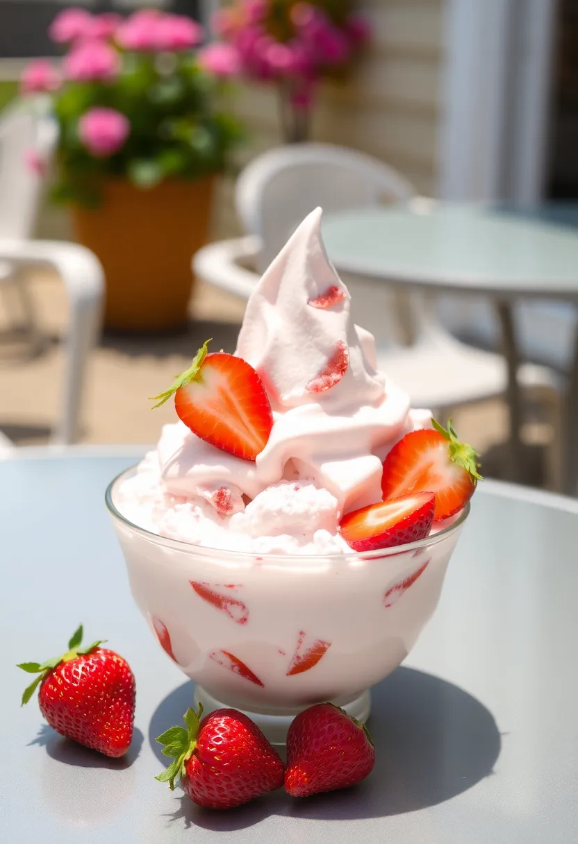 29 Delicious Vegan Countertop Ice Cream Maker Recipes for Summer - 25. Strawberry Coconut Cream Ice Cream