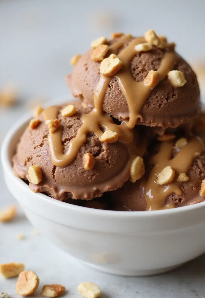 29 Protein Ice Cream Recipes That Fuel Your Day - 1. Chocolate Peanut Butter Protein Ice Cream
