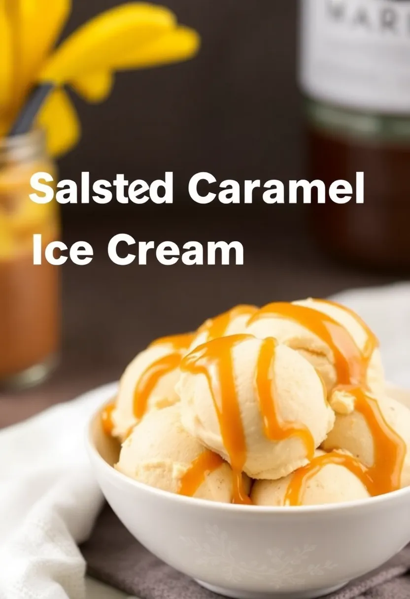 29 Protein Ice Cream Recipes That Fuel Your Day - 16. Salted Caramel Protein Ice Cream