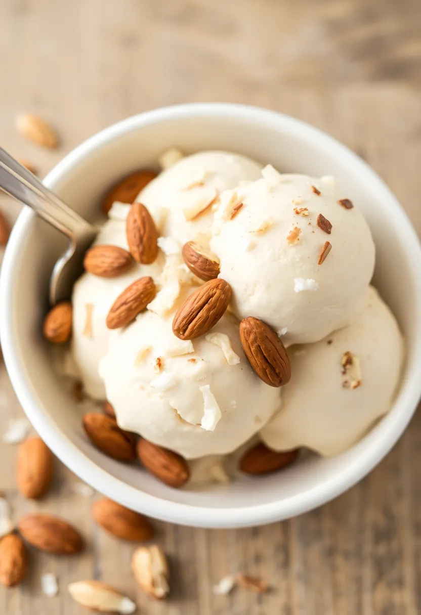 29 Protein Ice Cream Recipes That Fuel Your Day - 19. Almond Joy Protein Ice Cream