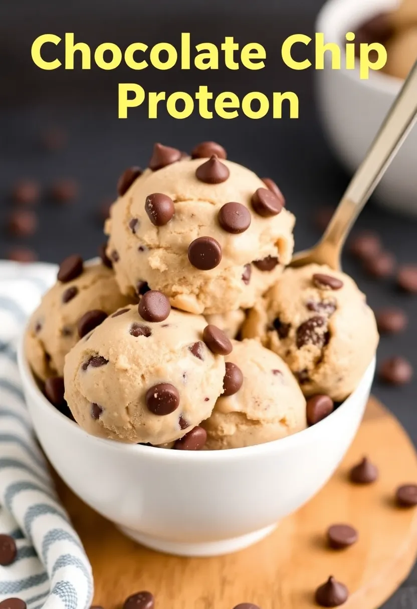 29 Protein Ice Cream Recipes That Fuel Your Day - 25. Chocolate Chip Cookie Dough Protein Ice Cream