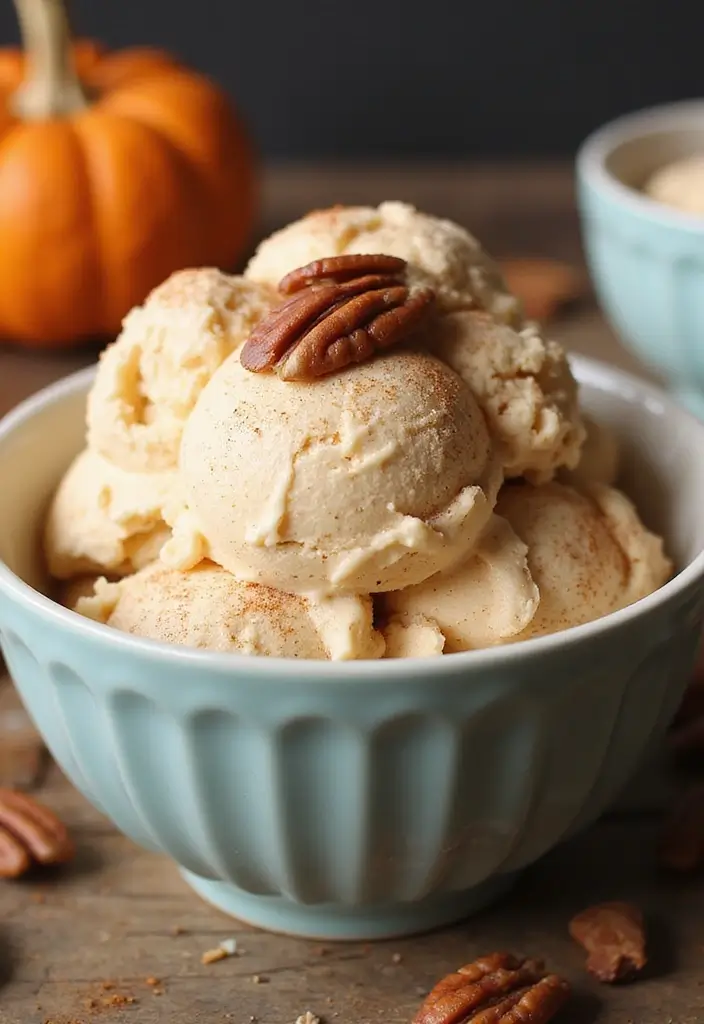 29 Protein Ice Cream Recipes That Fuel Your Day - 8. Pumpkin Spice Protein Ice Cream