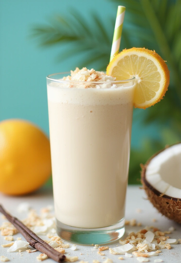 29 Vanilla Ice Cream Protein Shake Recipes High in Flavor 11 29 Vanilla Ice Cream Protein Shake Recipes High in Flavor - 11. Vanilla Coconut Breeze