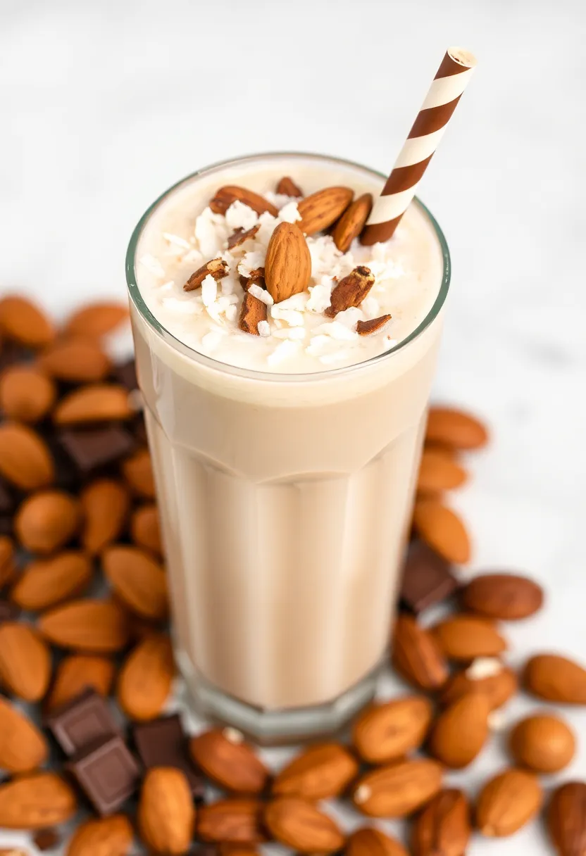 29 Vanilla Ice Cream Protein Shake Recipes High in Flavor 19 29 Vanilla Ice Cream Protein Shake Recipes High in Flavor - 19. Vanilla Almond Joy Shake