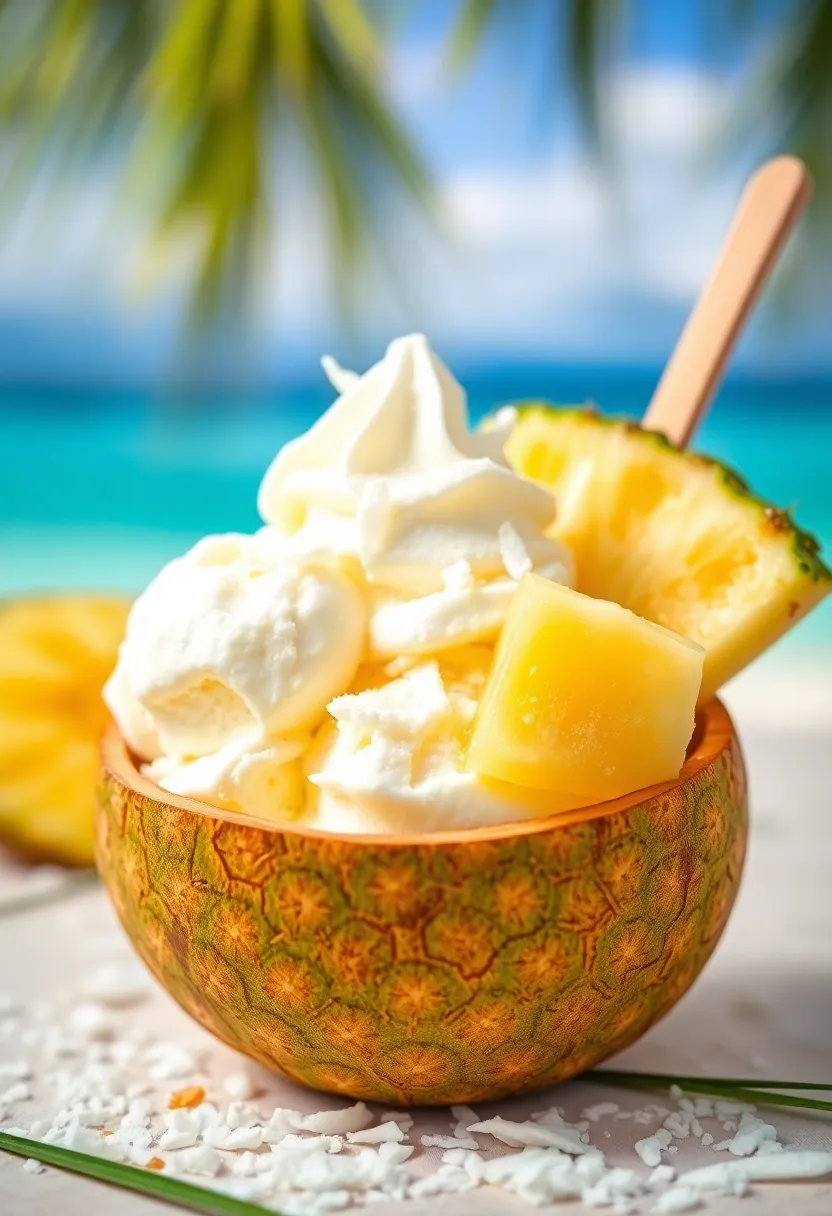 30 Easy Ice Cream Snack Recipes Quick and Fun 11 30 Easy Ice Cream Snack Recipes Quick and Fun - 11. Pineapple Coconut Ice Cream