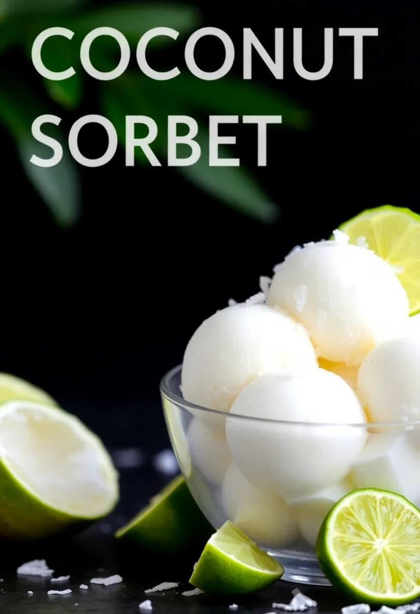 30 Easy Ice Cream Snack Recipes Quick and Fun 19 30 Easy Ice Cream Snack Recipes Quick and Fun - 19. Coconut Lime Sorbet