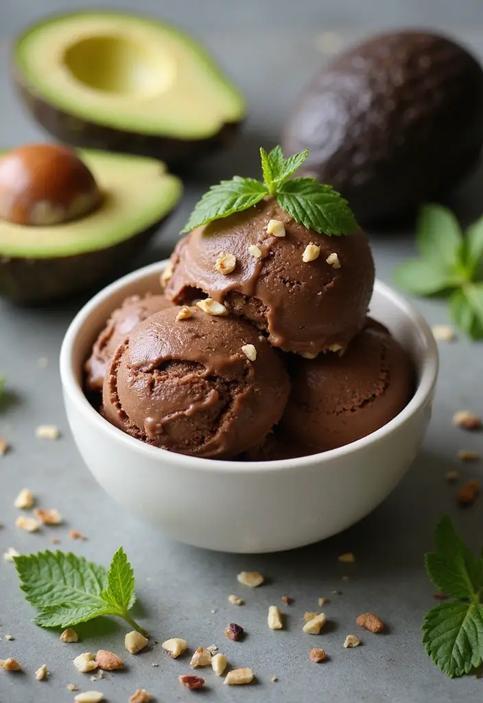 30 Easy Ice Cream Snack Recipes Quick and Fun 2 30 Easy Ice Cream Snack Recipes Quick and Fun - 2. Chocolate Avocado Ice Cream