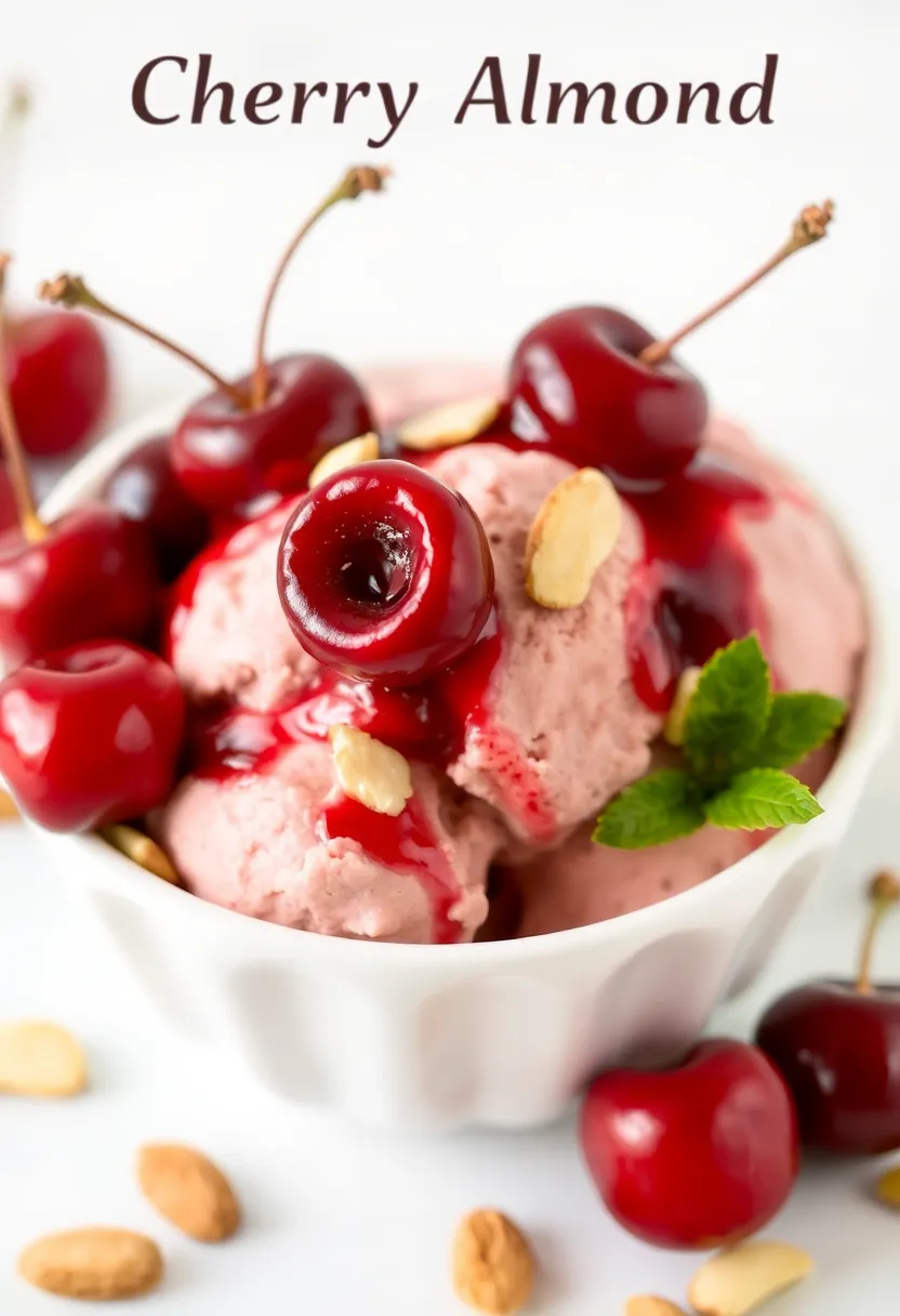 30 Easy Ice Cream Snack Recipes Quick and Fun 22 30 Easy Ice Cream Snack Recipes Quick and Fun - 22. Cherry Almond Ice Cream