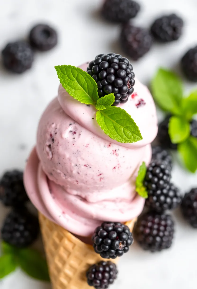 30 Easy Ice Cream Snack Recipes Quick and Fun 26 30 Easy Ice Cream Snack Recipes Quick and Fun - 26. Blackberry Banana Ice Cream