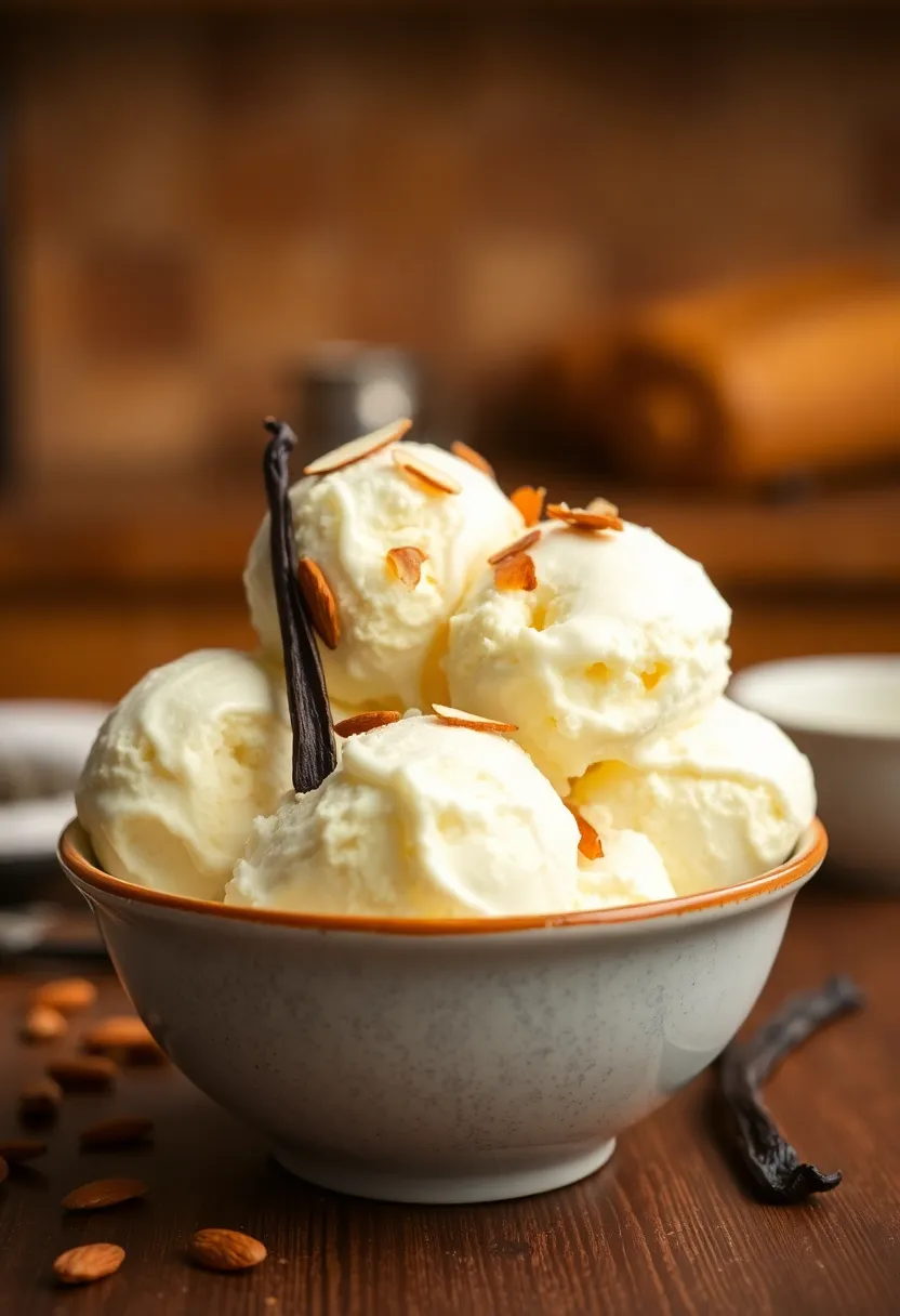 30 Easy Ice Cream Snack Recipes Quick and Fun 29 30 Easy Ice Cream Snack Recipes Quick and Fun - 29. Vanilla Almond Ice Cream