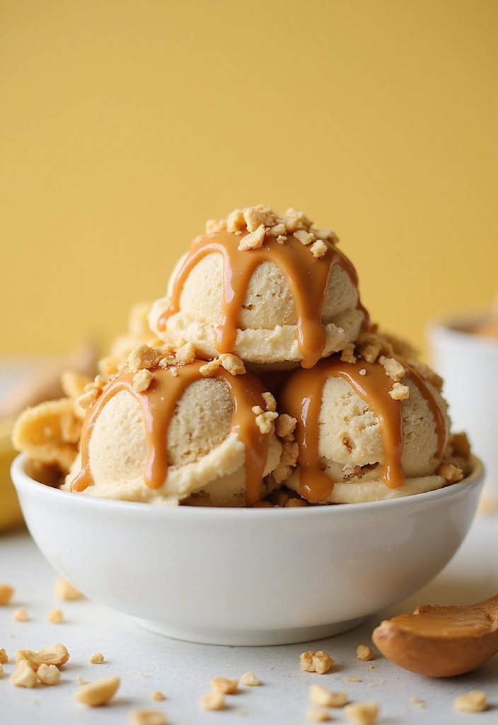 30 Easy Ice Cream Snack Recipes Quick and Fun 4 30 Easy Ice Cream Snack Recipes Quick and Fun - 4. Peanut Butter Banana Ice Cream