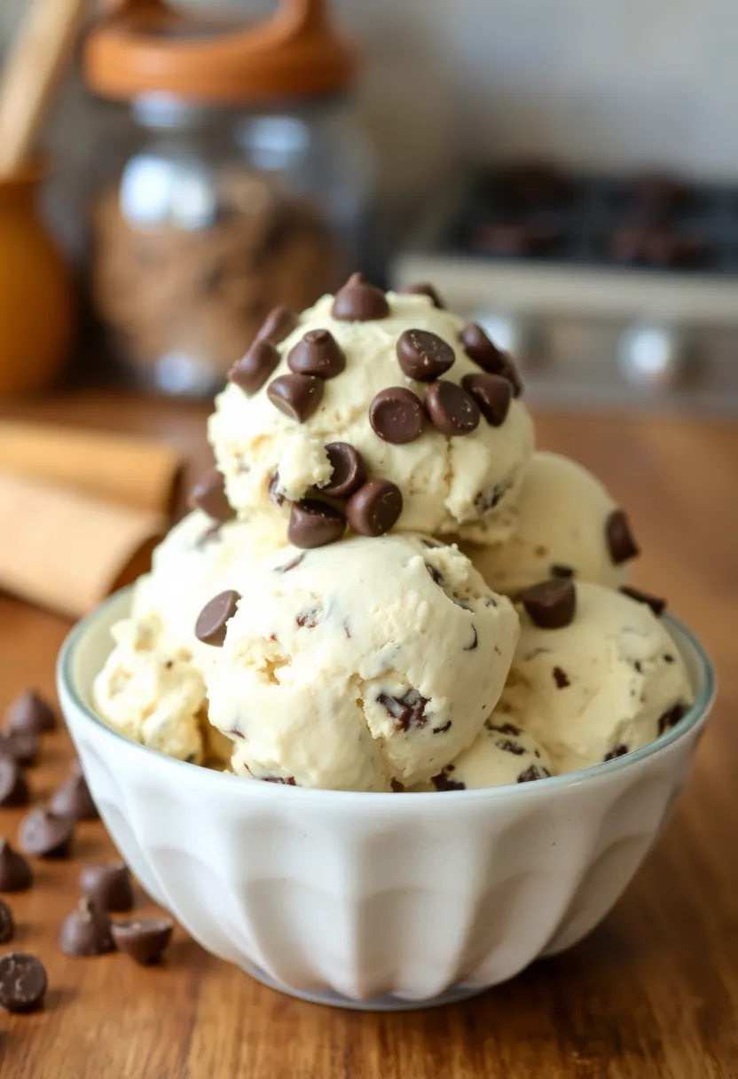 30 Easy Ice Cream Snack Recipes Quick and Fun 8 30 Easy Ice Cream Snack Recipes Quick and Fun - 8. Chocolate Chip Cookie Dough Ice Cream