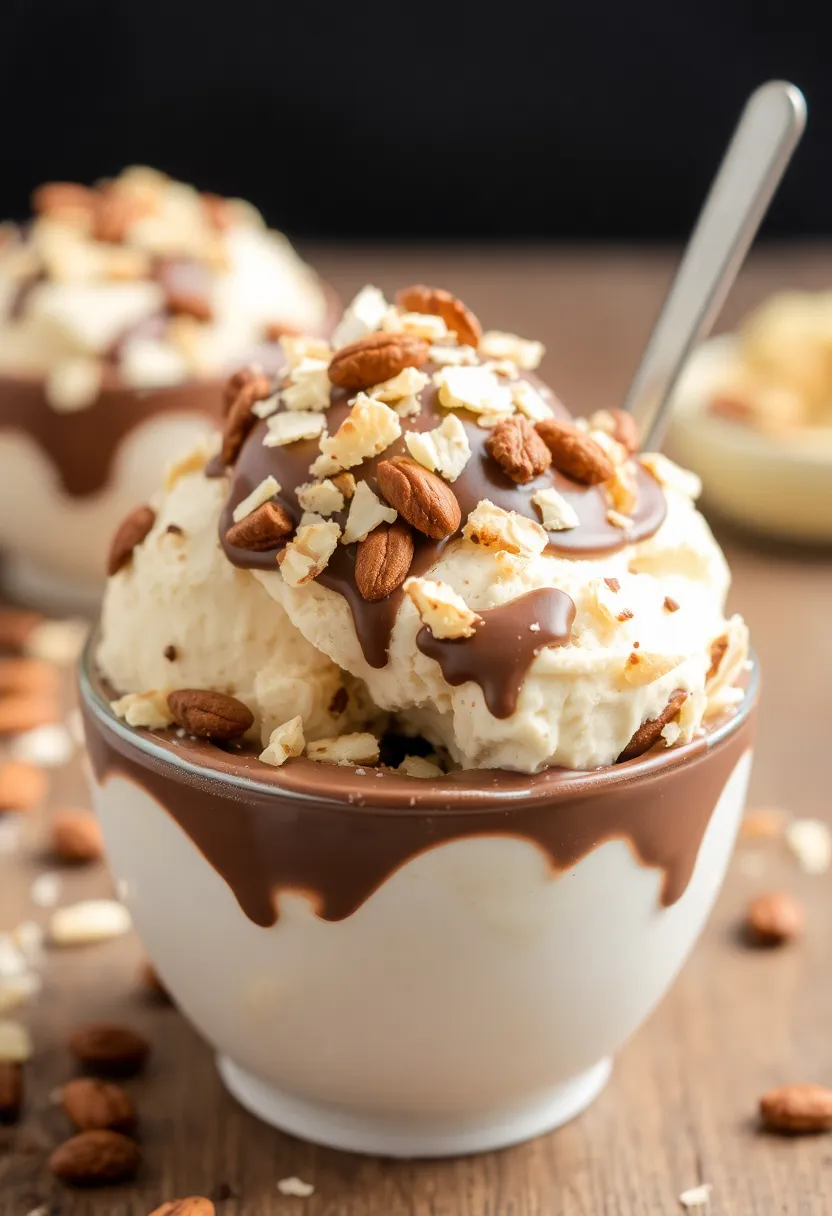 30 Gourmet Ice Cream Recipes Worth Making at Home 16 30 Gourmet Ice Cream Recipes Worth Making at Home - 16. Crunchy Almond Joy Ice Cream