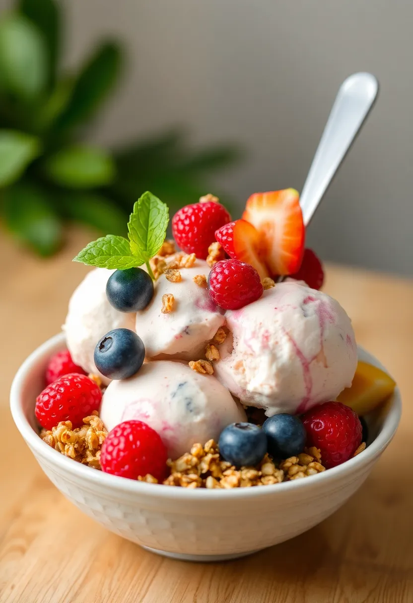 30 Gourmet Ice Cream Recipes Worth Making at Home 18 30 Gourmet Ice Cream Recipes Worth Making at Home - 18. Nutritious Rawnola Ice Cream